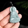 Natural Jade Buddha Pendant Necklace