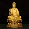 Premium Copper Shakyamuni Buddha Statue Home