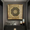 Tibetan Buddha Thangka Canvas Wall Art