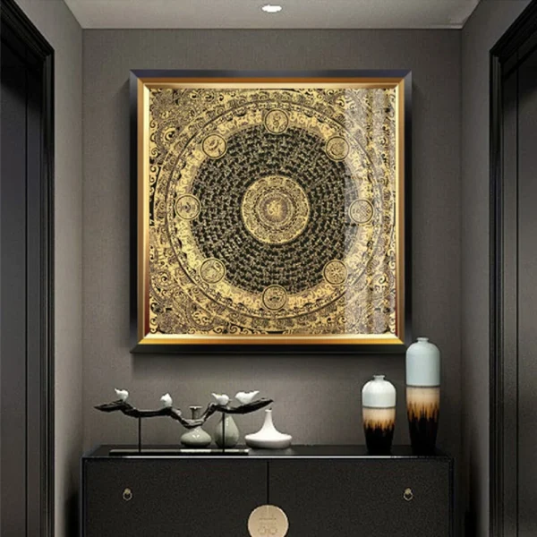 Tibetan Buddha Thangka Canvas Wall Art