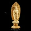 Solid Wood Buddha Statue Home Decoration