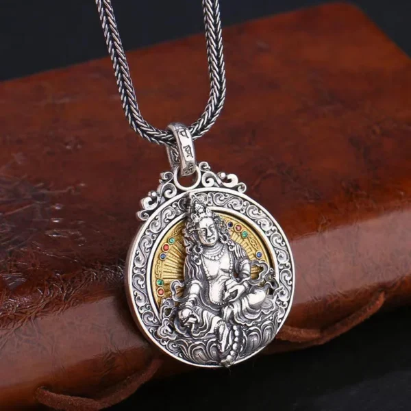 Buddha Pendant Protection Amulet Necklace