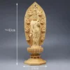 Solid Wood Buddha Statue Home Decoration