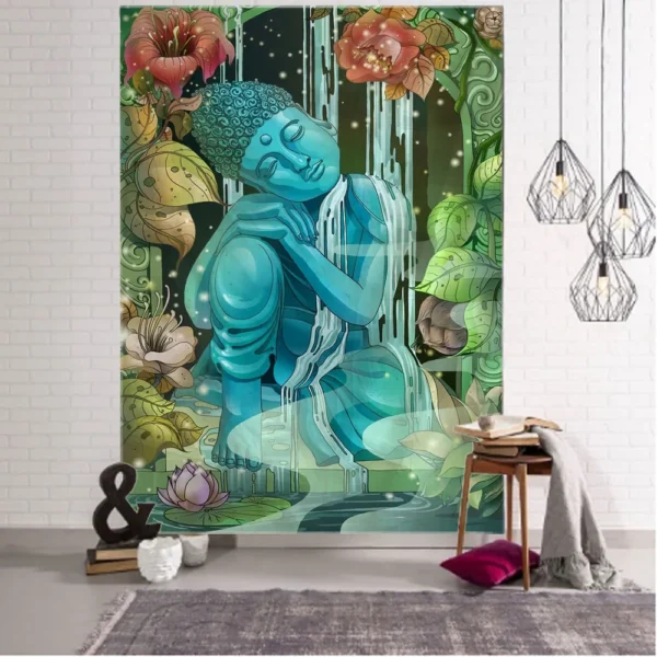Buddha Tapestry Wall Hanging Home