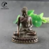 Handmade Brass Shakyamuni Buddha Statue Incense Burner